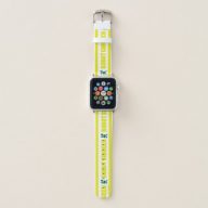 Robot Chicken Stripe Pattern Apple Watch Band
