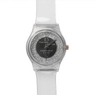 Silver- Gray Diamonds Anniversary  Watch