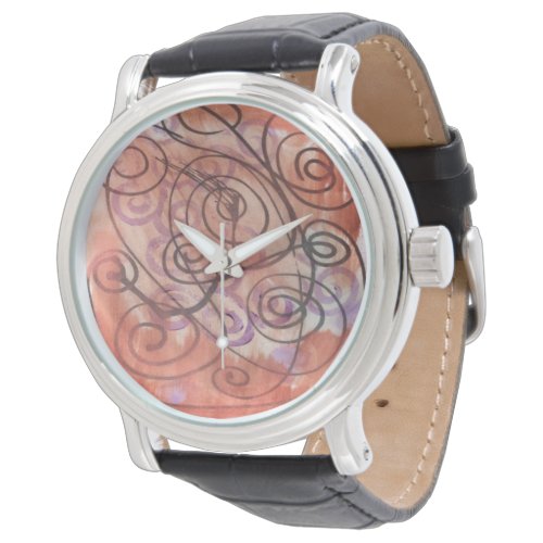 Smart Fabric And Watercolor Painting Watch