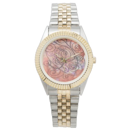 Smart Fabric And Watercolor Painting Women’s Watch