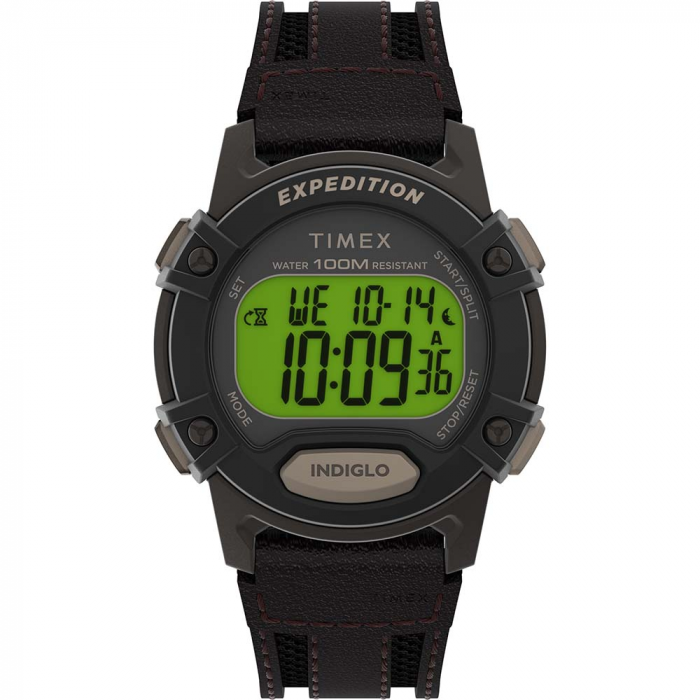 Timex Expedition Cat 5 – Brown Resin Case – Brown/Black Band