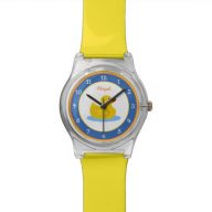 Adorable Rubber Duck Blue and Yellow  Watch