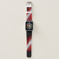 Diver Down flag brush stroke, Dive flag Apple Watch Band