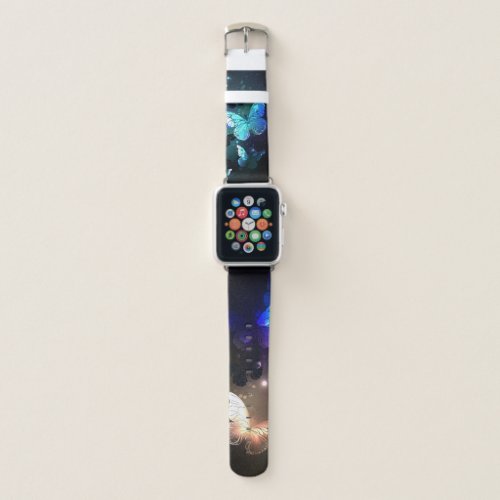 Fluttering Night Butterfly Apple Watch Band