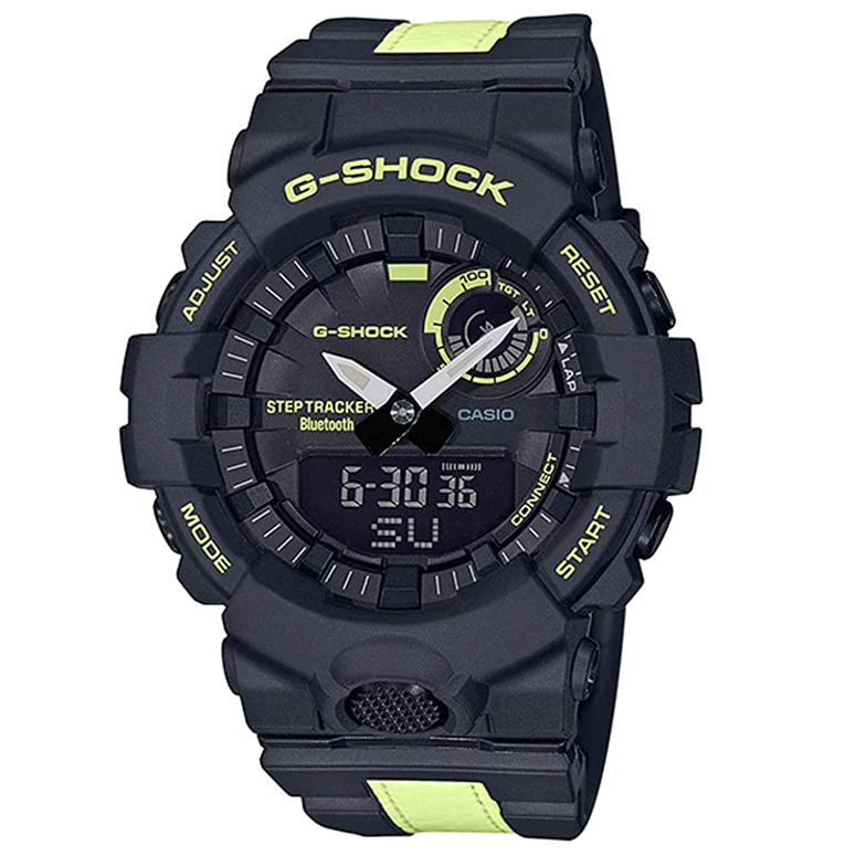 G-Shock GBA800LU-1A1 Men’s Power Trainer Glow in The Dark Watch
