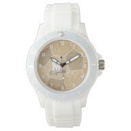 girls sports monogrammed gifts gold soccer watch