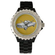 Mercedes Benz 280 SL Convertible Illustration Watch