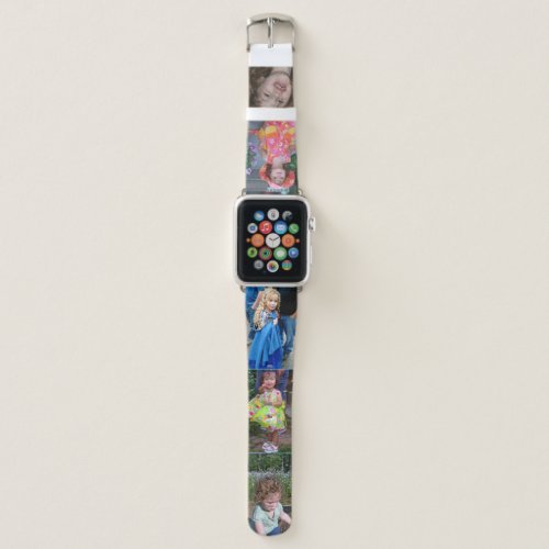 Feature 5 of YOUR Photos Precious Memories of Kids Apple Watch Band