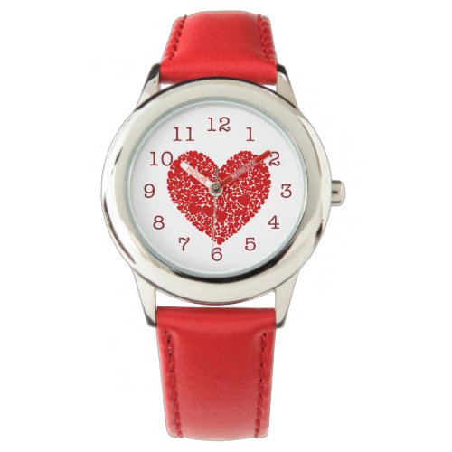 Sweetheart Valentine Heart/Red Wrist Watch