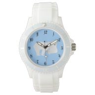 Two polar bears wristwatch