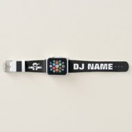 Custom name Music DJ Apple watch strap