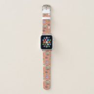 FRIENDS™ Colorful Icons Pattern Apple Watch Band