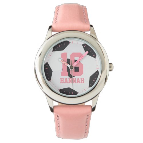 Soccer Ball Girl's Wristwatch