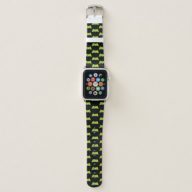 Batman | Vintage Yellow Blue Logo Apple Watch Band