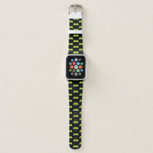 Batman | Vintage Yellow Blue Logo Apple Watch Band