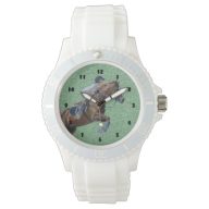Equestrian Horse Jumper Wristwatch