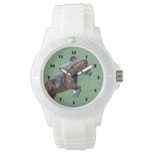 Equestrian Horse Jumper Wristwatch