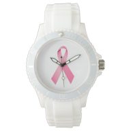 Pink Ribbon watch Breast Cancer