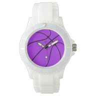 Basketball Player / Coach Purple Team Color Sports Watch