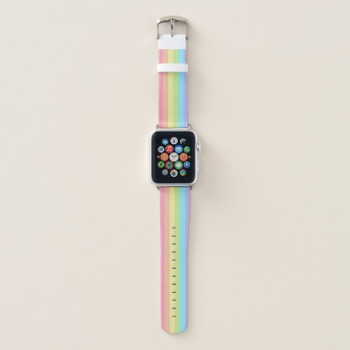 Pastel Rainbow Apple Watch Band
