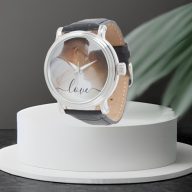 Personalized Photo and Text Photo Watch
