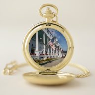 The Grand Hotel on Mackinac Island, Michigan Pocket Watch