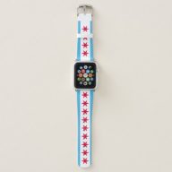 Chicago Flag Apple Watch Band