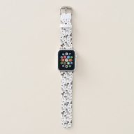 German Shorthaired Pointer Dog Bone and Paw Print  Apple Watch Band
