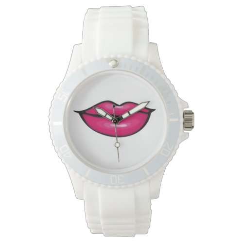 Pink Lips luxury watch