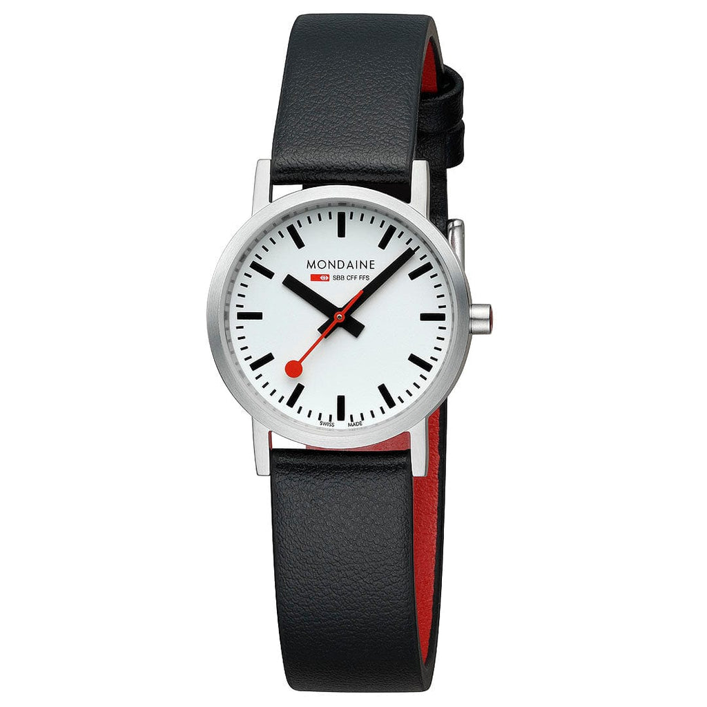 Classic&comma; 30 mm&comma; Black Vegan Watch