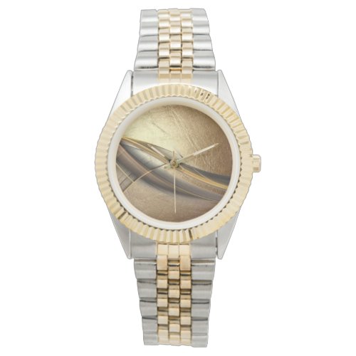 Elegant Luxury Leather Look Watch