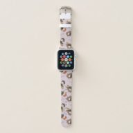 HARRY POTTER™, Hermione, &amp; Ron Flying Pattern Apple Watch Band