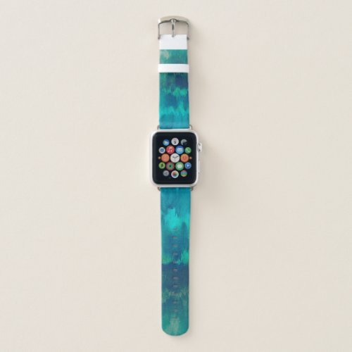 Watercolor Turquoise Ombre Apple Watch Band
