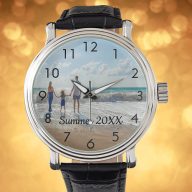 Family photo text watch