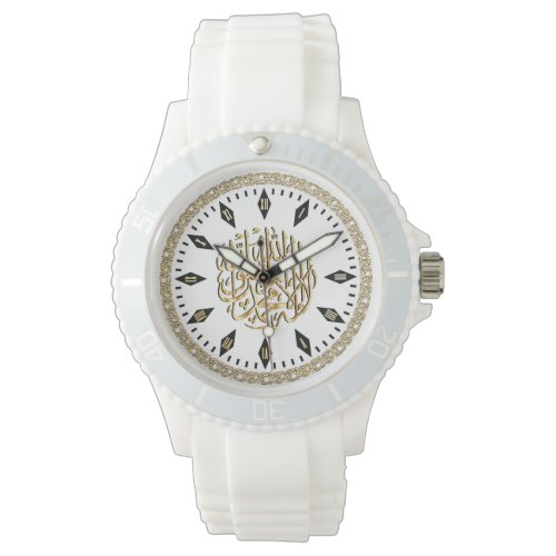 Elegant &amp; Sporty Islamic Watch with Muslim Shahada