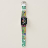 Gustav Klimt Flower Garden Apple Watch Band