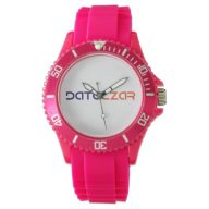 Women's Sporty Pink Silicon Watch