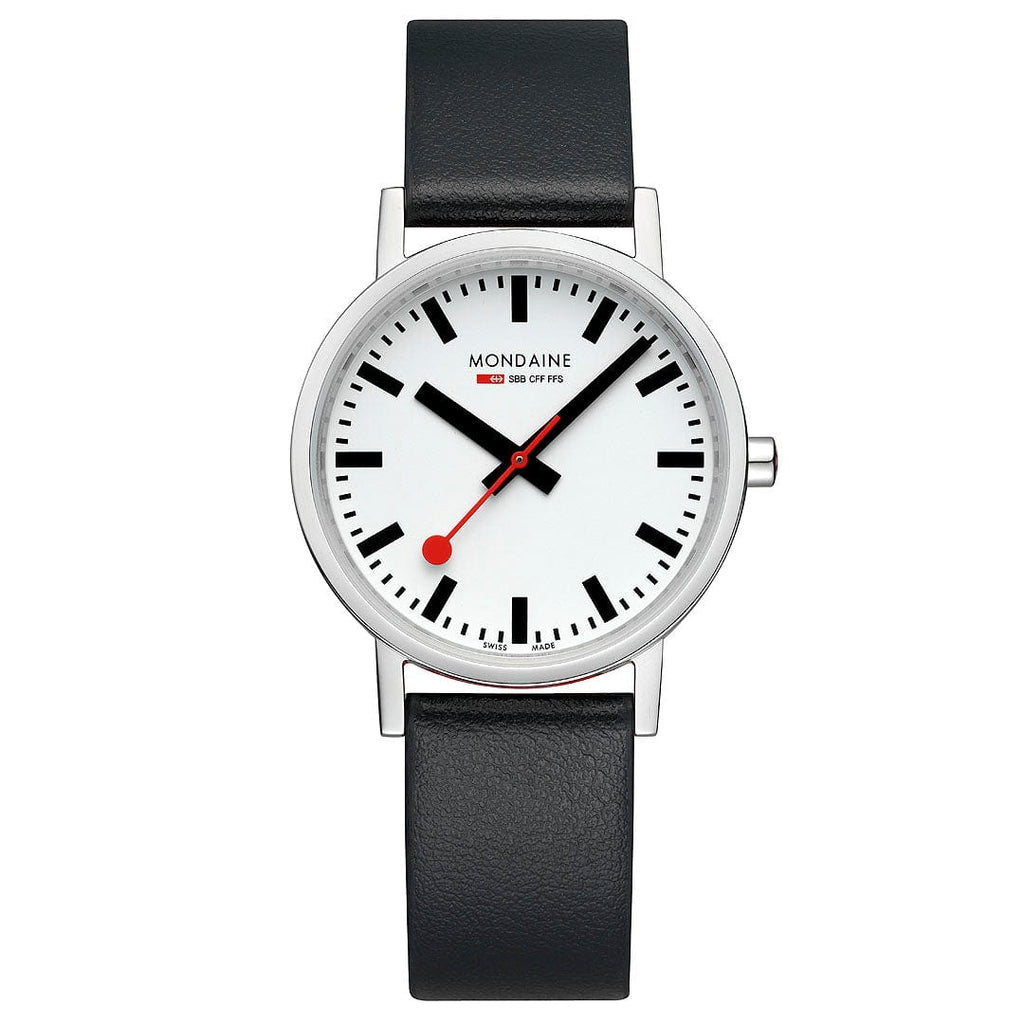 Classic&comma; 36 mm&comma; Black Vegan Watch
