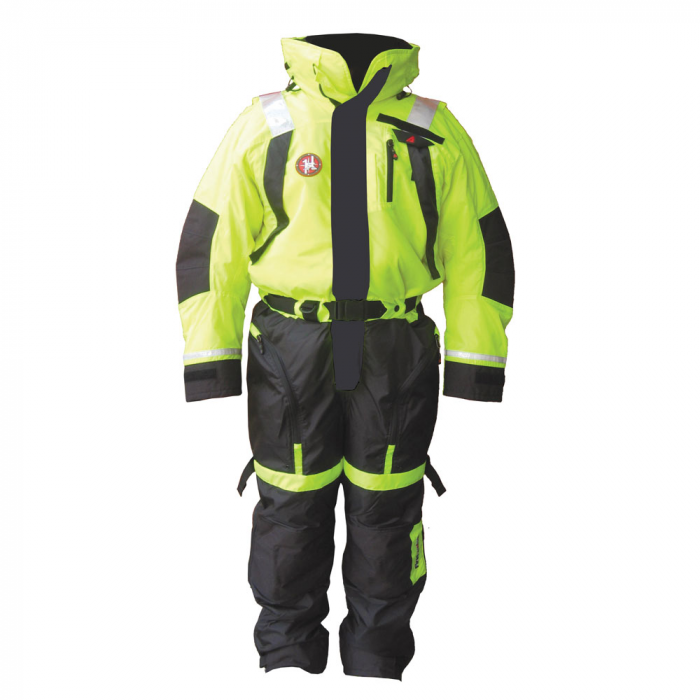 First Watch Anti-Exposure Suit – Hi-Vis Yellow/Black – Large