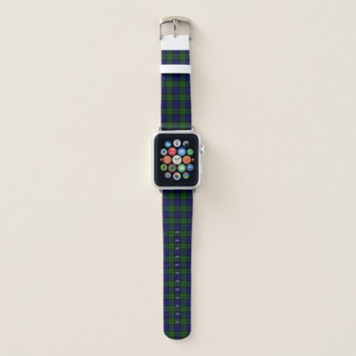 Black Watch Tartan Plaid Apple Watch Band