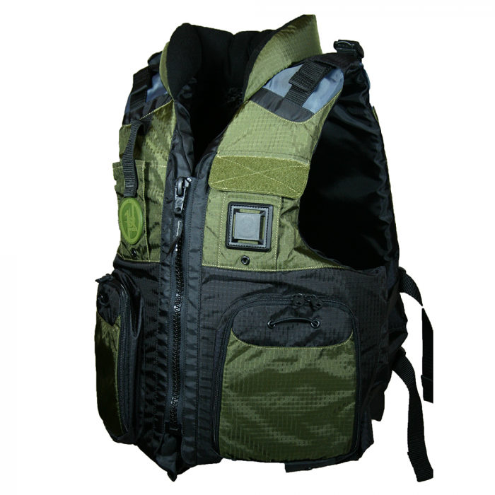 First Watch AV-800 Pro 4-Pocket Vest (USCG Type III) – Green/Black – 2XL/3XL