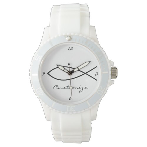 Christian Fish Symbol Ichthys Thunder_Cove Watch