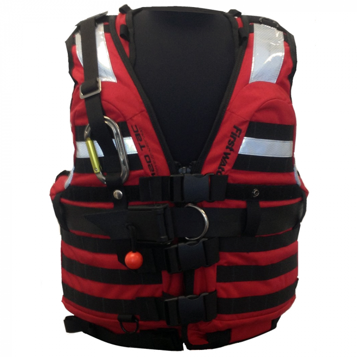 First Watch HBV-100 High Buoyancy Type V Rescue Vest – Medium-X-Large – Red