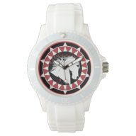 Sporty White Stallion Watch