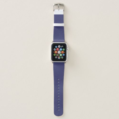 American Blue Solid Color Apple Watch Band
