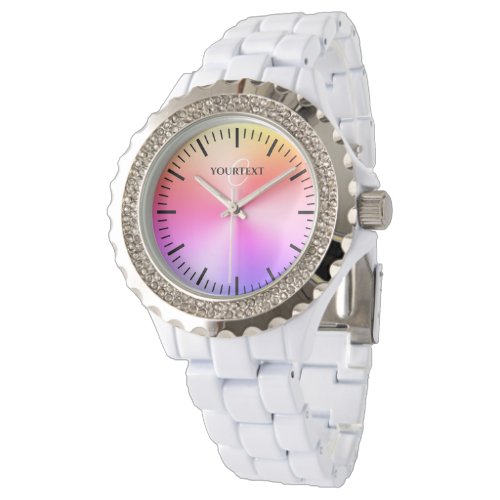 Bridesmaid wedding favor watch gift from bride