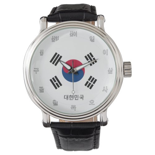 Elegant Korean Flag Watch &amp; South Korea / Seoul