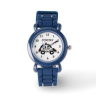 Custom kid's watch with cute police car design