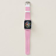 Personalized Bubble Gum Pink Apple Watch Band