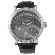 1958 Classic Sports Car Speedometer (Monochrome) Watch